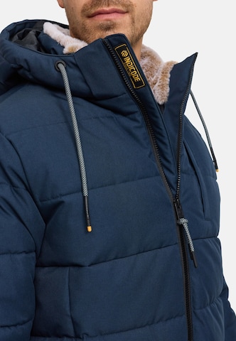 INDICODE JEANS Winterjas 'Hebero' in Blauw