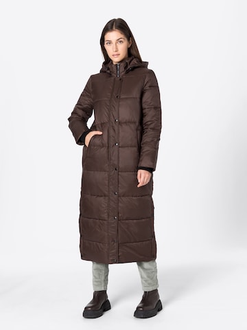 Manteau d’hiver 'DUSTY' SISTERS POINT en marron : devant