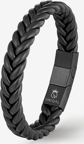 UNIQAL Rannekoru 'BRAID' värissä musta: etupuoli