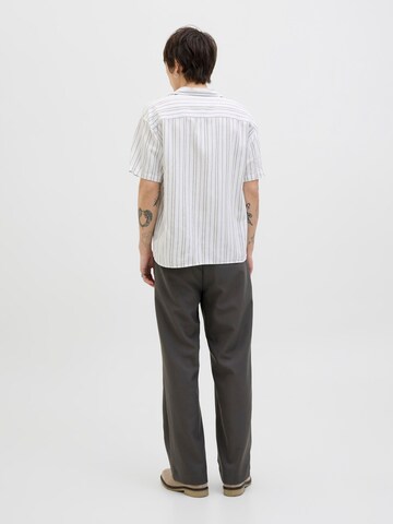 JACK & JONES Comfort fit Button Up Shirt 'JPRCCMontana' in White