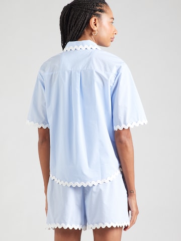 OBJECT Blouse 'OBJFIE' in Blue