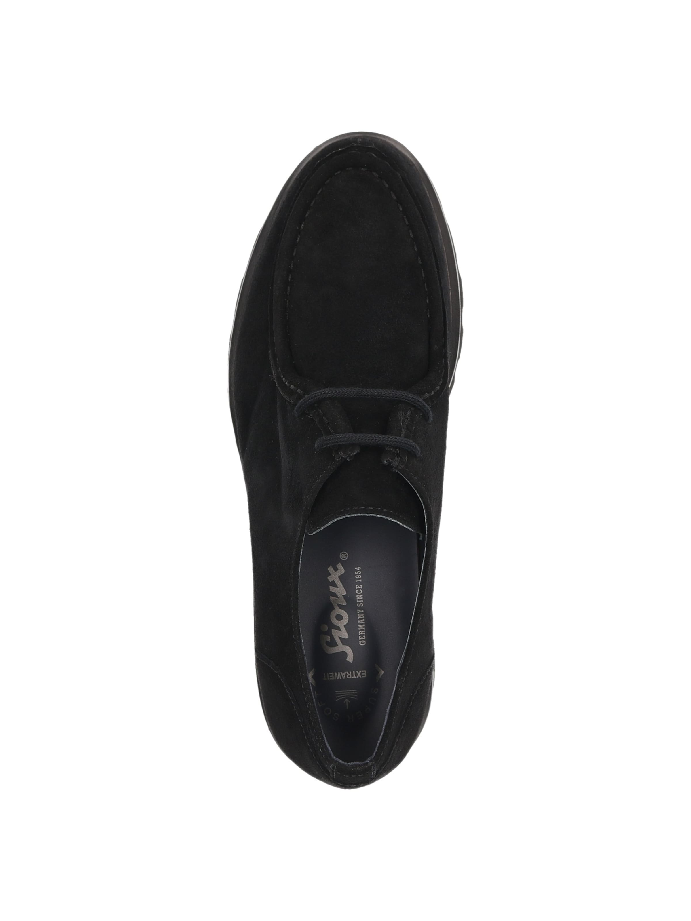 Chaussure à lacets SIOUX en noir