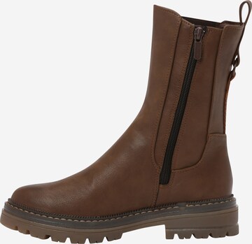 MUSTANG Chelsea Boots i brun