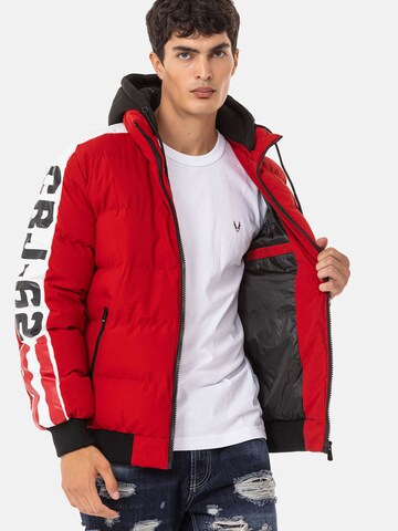 Veste d’hiver CIPO & BAXX en rouge