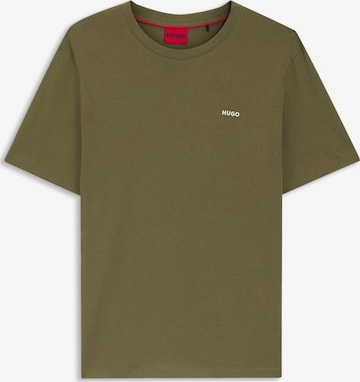 HUGO Тениска 'Dero' в зелено: отпред