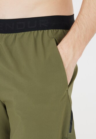 ENDURANCE Regular Workout Pants 'Air' in Green