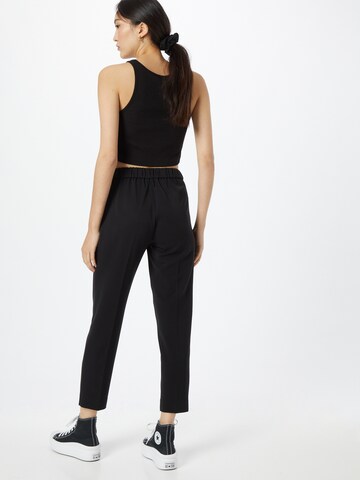 Sisley Regular Pleated Pants in Black