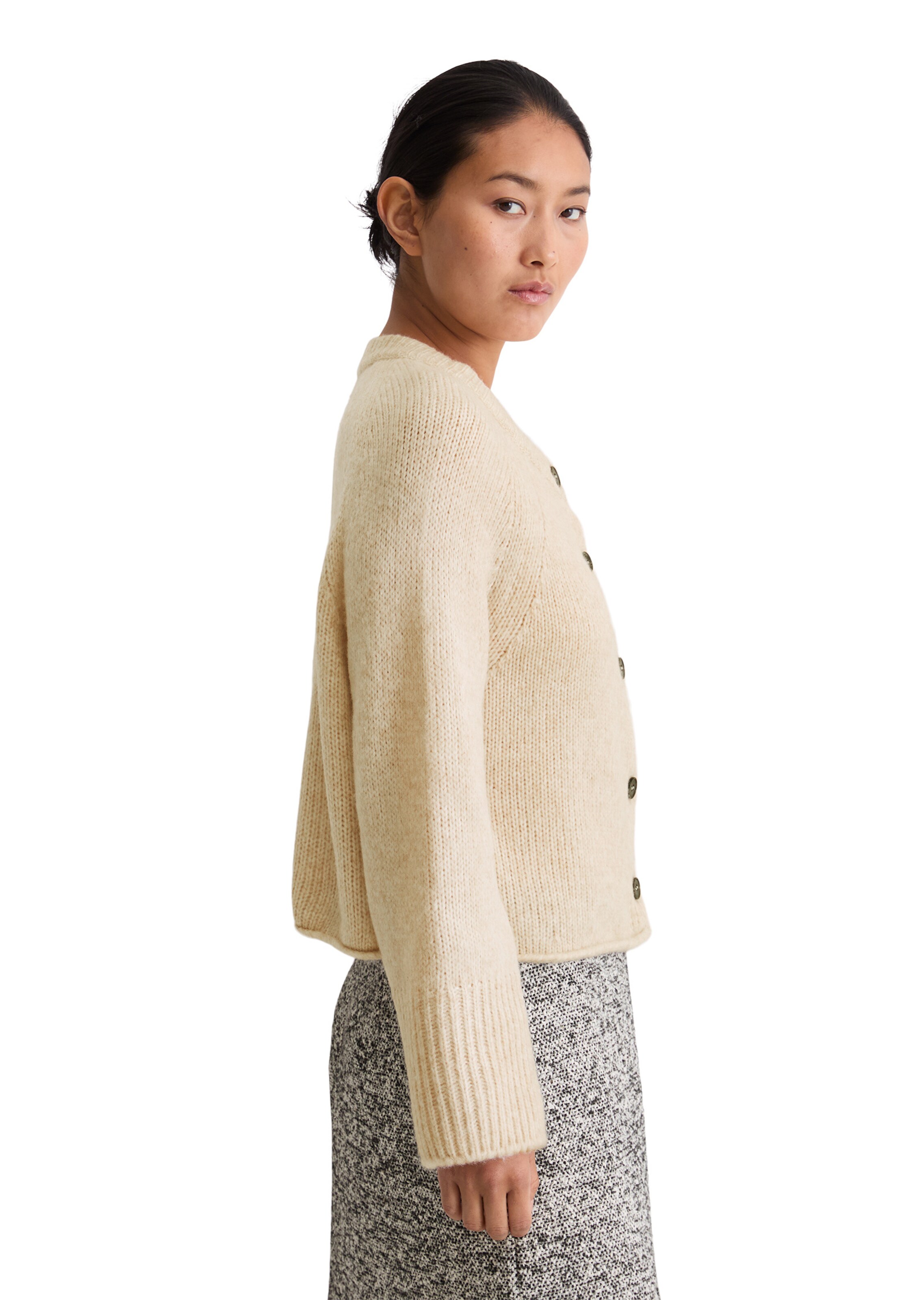 Marc O'Polo Pletena jopa | bež barva