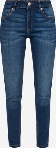 QS Regular Jeans in Blauw: voorkant