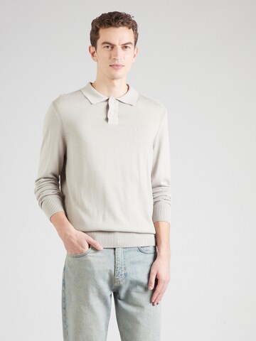 BOSS Trui 'Avac' in Beige: voorkant
