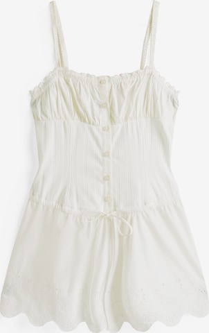 balts Tommy Jeans Kleita: no priekšpuses