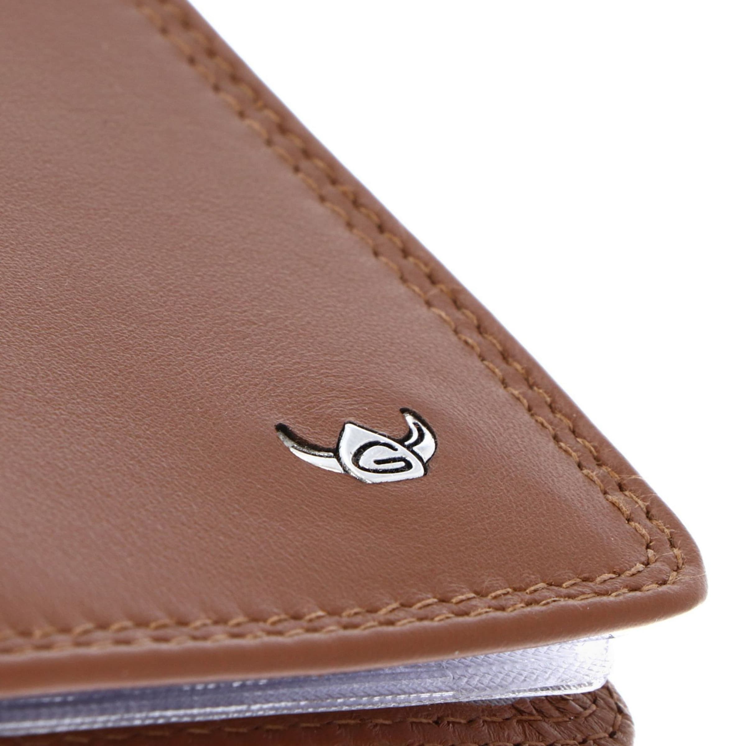 Étui 'Polo' GOLDEN HEAD en marron