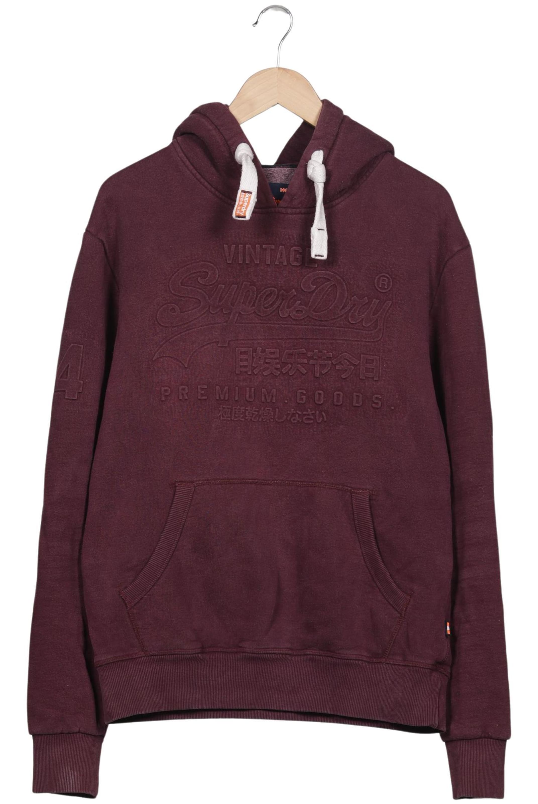 Superdry & Co Sweatshirt & Zip-Up Hoodie in M in Red: front
