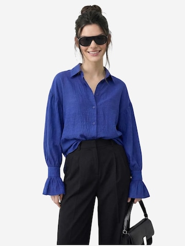 Bianco Lucci Blouse in Blauw