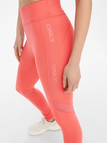 ONLY PLAY Skinny Workout Pants 'Camp' in Orange