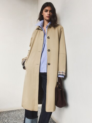 Bhoem Between-Seasons Coat in Beige: front