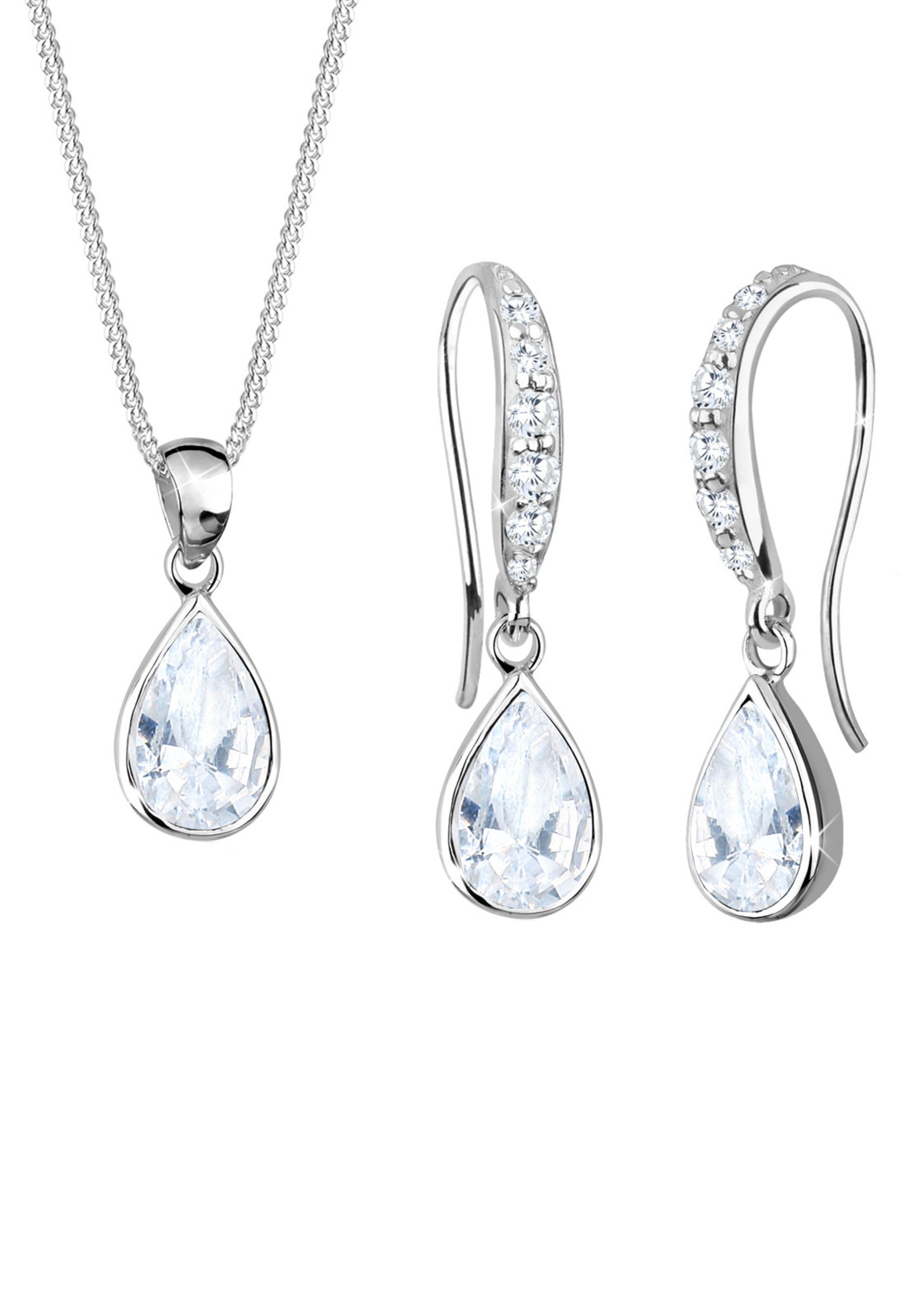 ELLI Schmuckset in Silber: Vorderseite