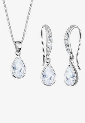 ELLI Jewelry Set in Silver: front