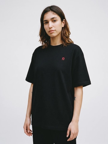 DROP.GOODS Oversized Shirt 'Statement' in Black