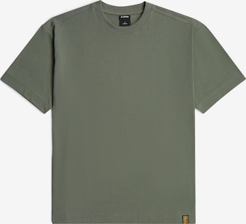 G-STAR T-Shirt - 'GS-01 Relaxed T-Shirt' in Grün: Vorderseite