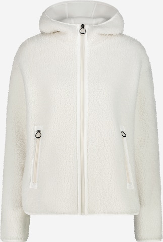 CMP Funktionsfleecejacke in Weiß: Vorderseite