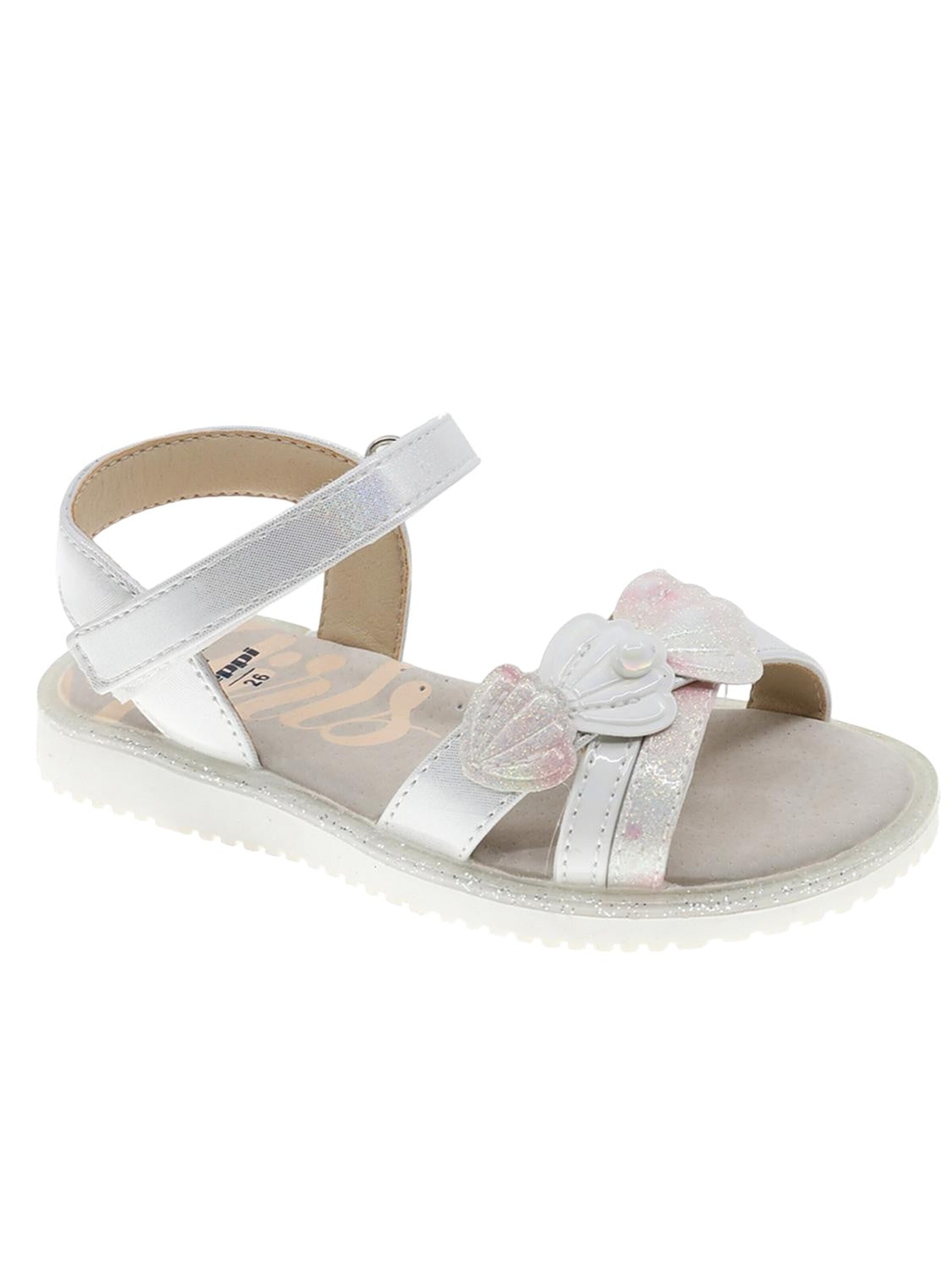 Beppi Sandaler 'Casual Sandal' i hvid: forside