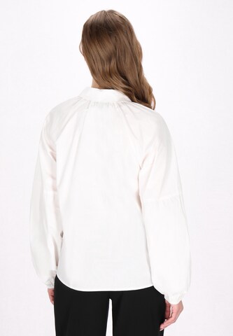 DreiMaster Klassik Blouse 'Classic Look' in Wit
