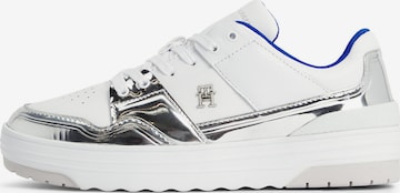 TOMMY HILFIGER Sneakers laag in Zilver: voorkant