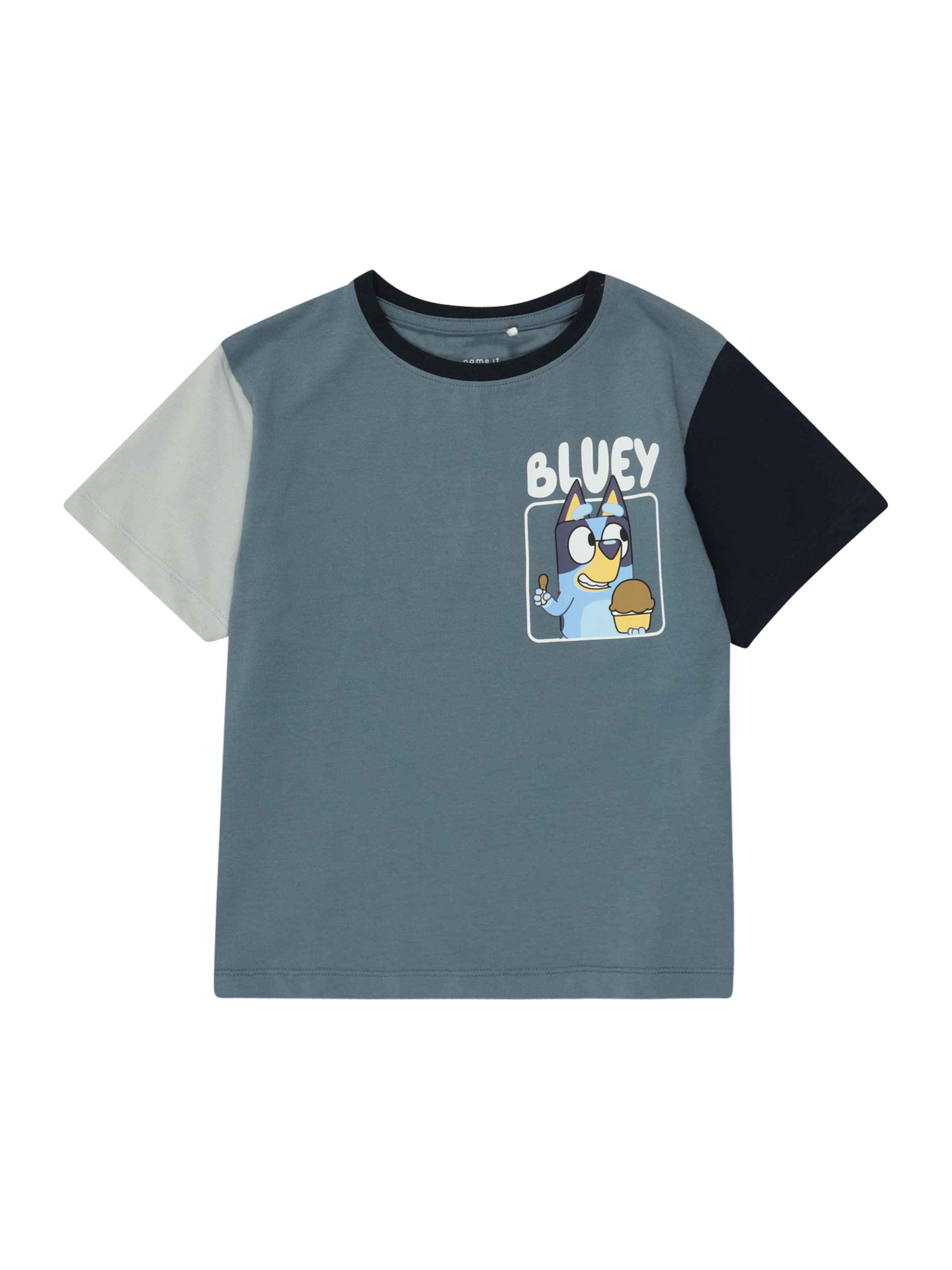 NAME IT Shirt 'NMMMARMAR BLUEY' in Blauw: voorkant