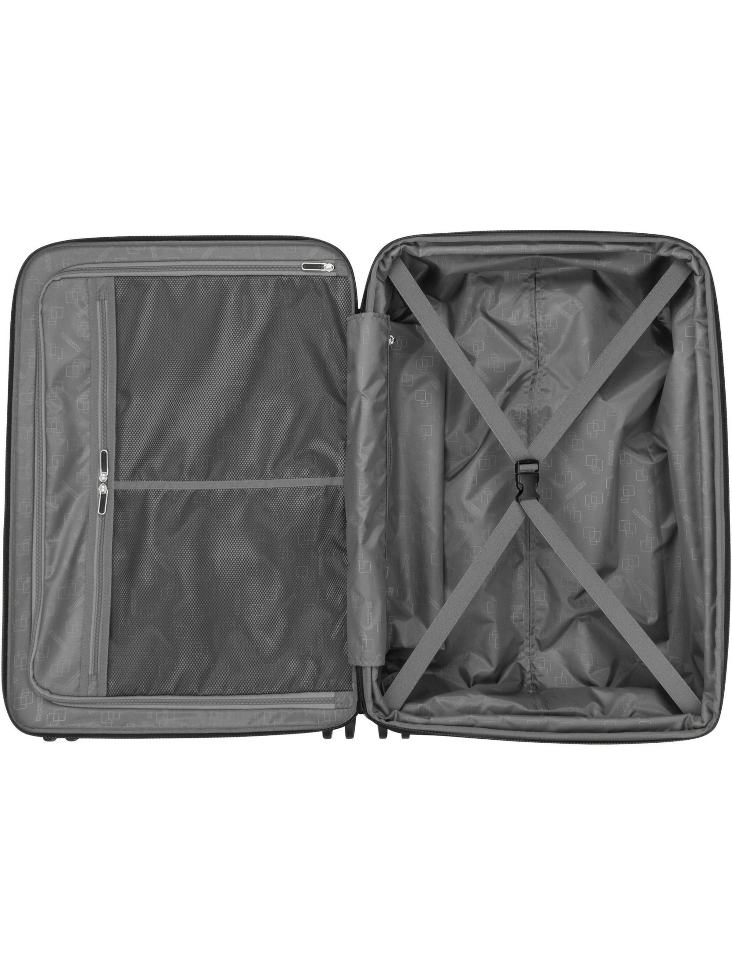 American Tourister Trolley ' Dashpop Spinner 67 EXP ' in Schwarz