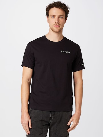 Champion Authentic Athletic Apparel T-Shirt in Schwarz: predná strana