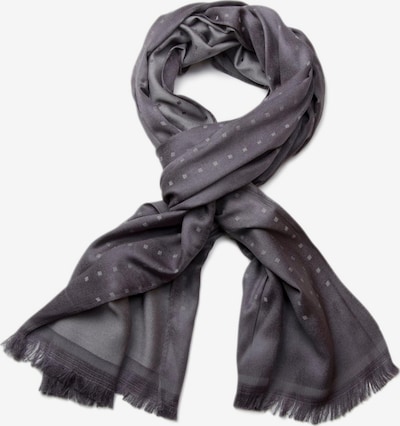 styleBREAKER Schal 'Edler Schal mit Quadratischem Muster' in One Size in grau, Produktansicht