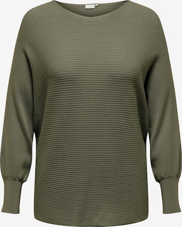 Pullover di ONLY Carmakoma in verde: frontale