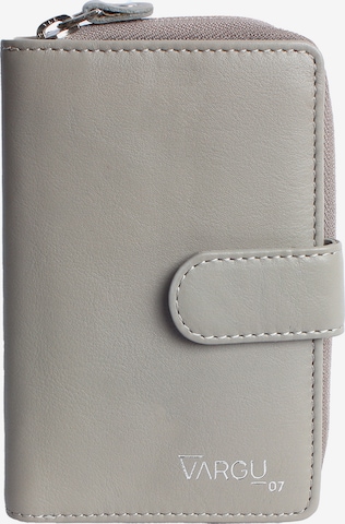 VARGU Portemonnee 'MASIN 1-A mono' in Grijs: voorkant