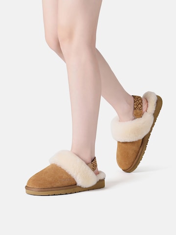 Pantoufle 'Pelican' Everau en marron