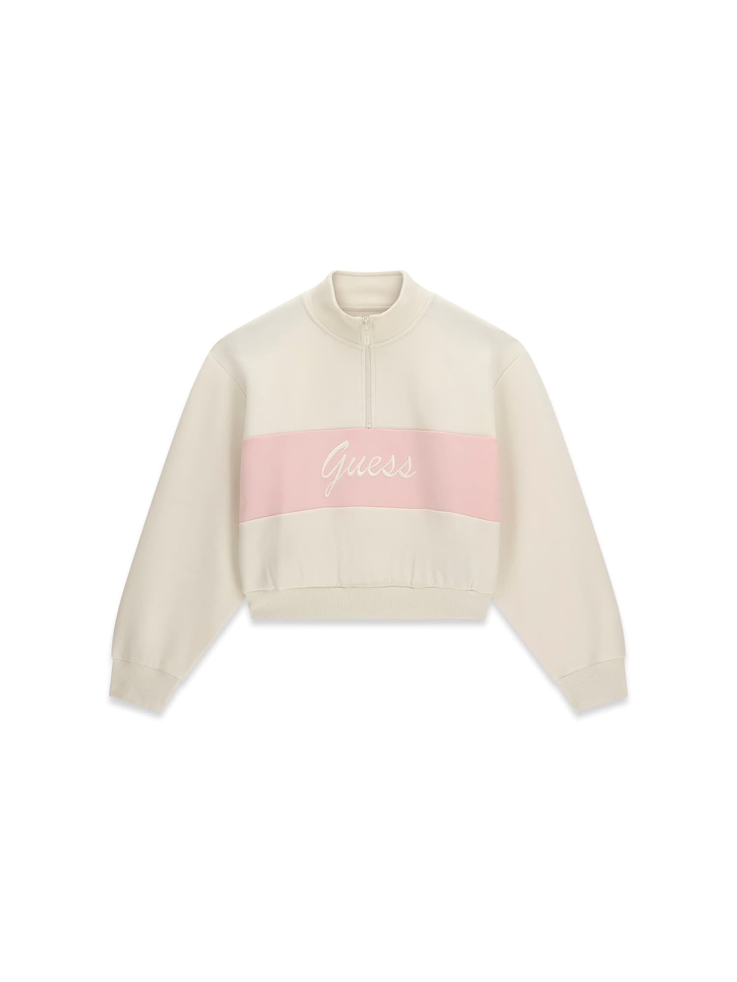 GUESS Sweatshirt in Weiß: Vorderseite
