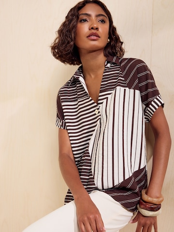 Camicia da donna di Friends Like These in marrone