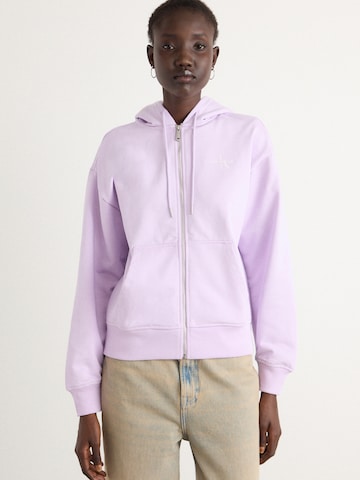 purpurinė Calvin Klein Jeans Džemperis: priekis