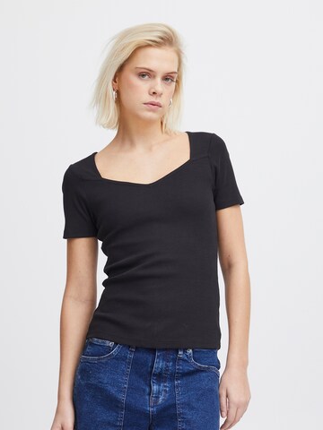T-shirt 'IHORETA' ICHI en noir : devant