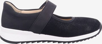 Finn Comfort Ballet Flats with Strap in Black