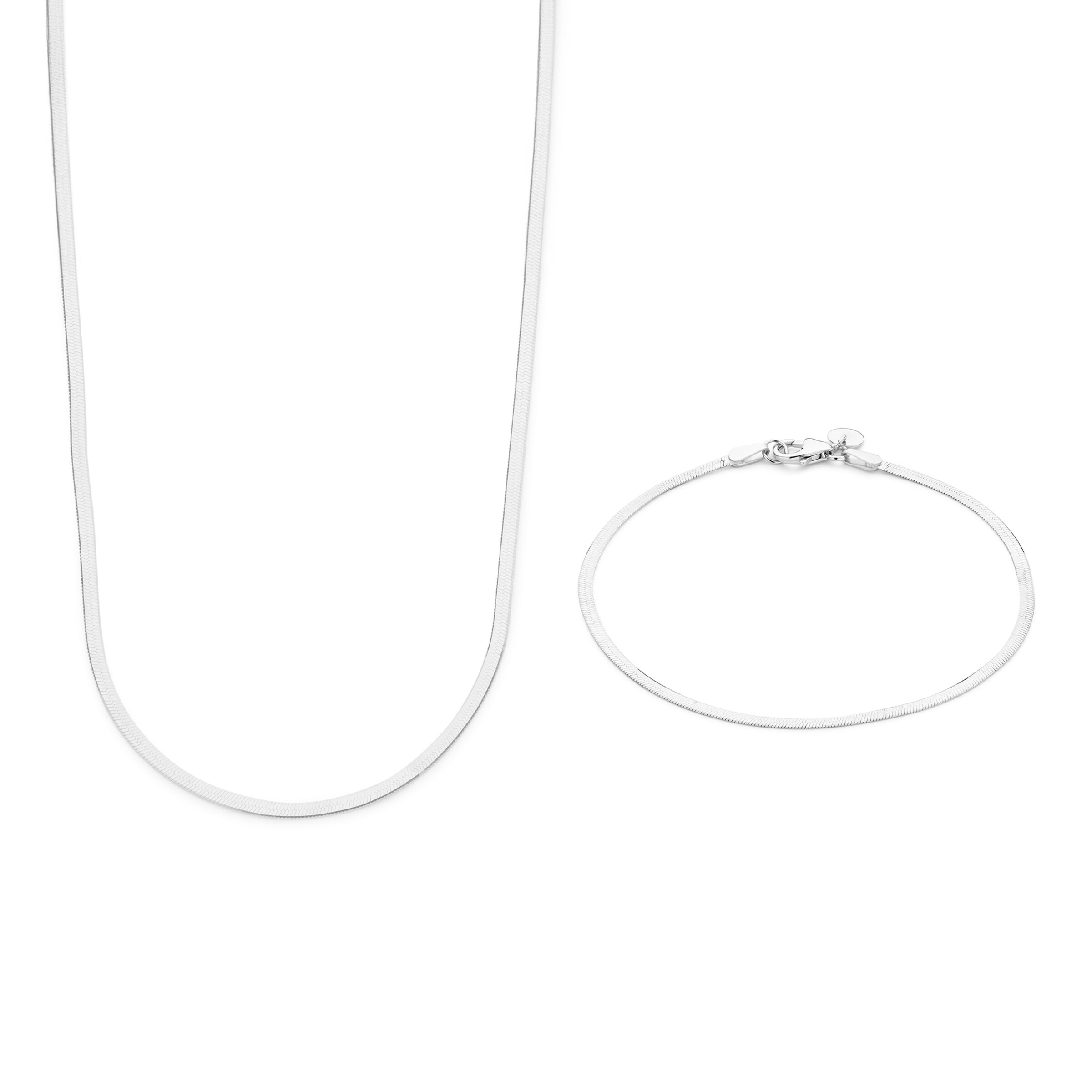 Parte di Me Jewelry set in Silver: front