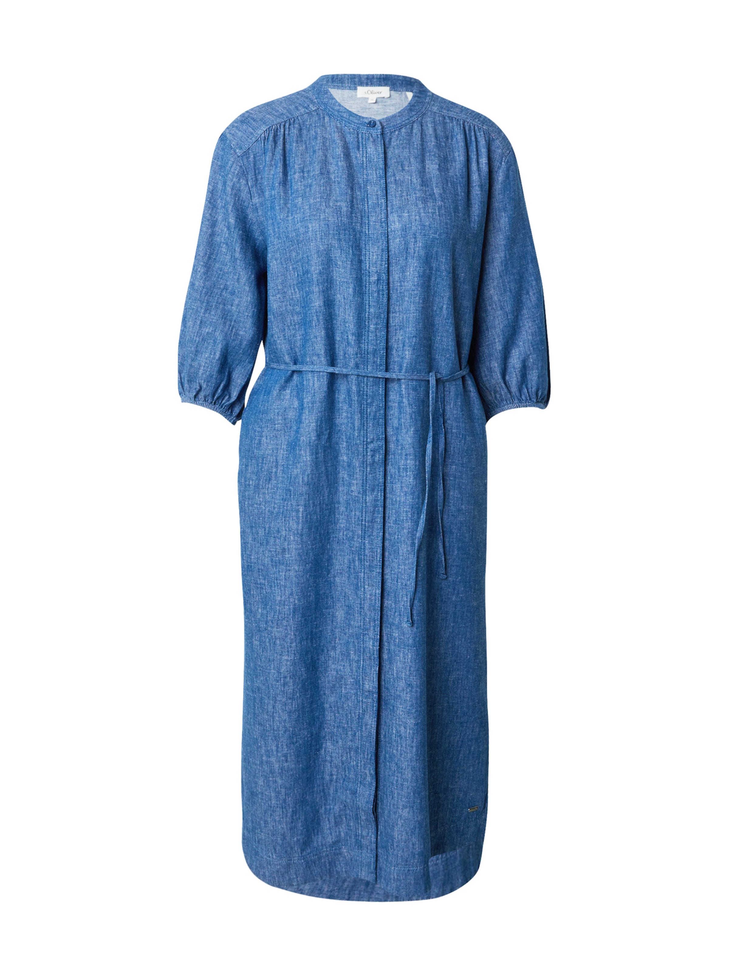 s.Oliver Košeľové šaty - Modrá: predná strana