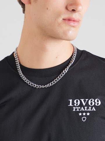 19V69 ITALIA T-Shirt 'Frank' in Schwarz
