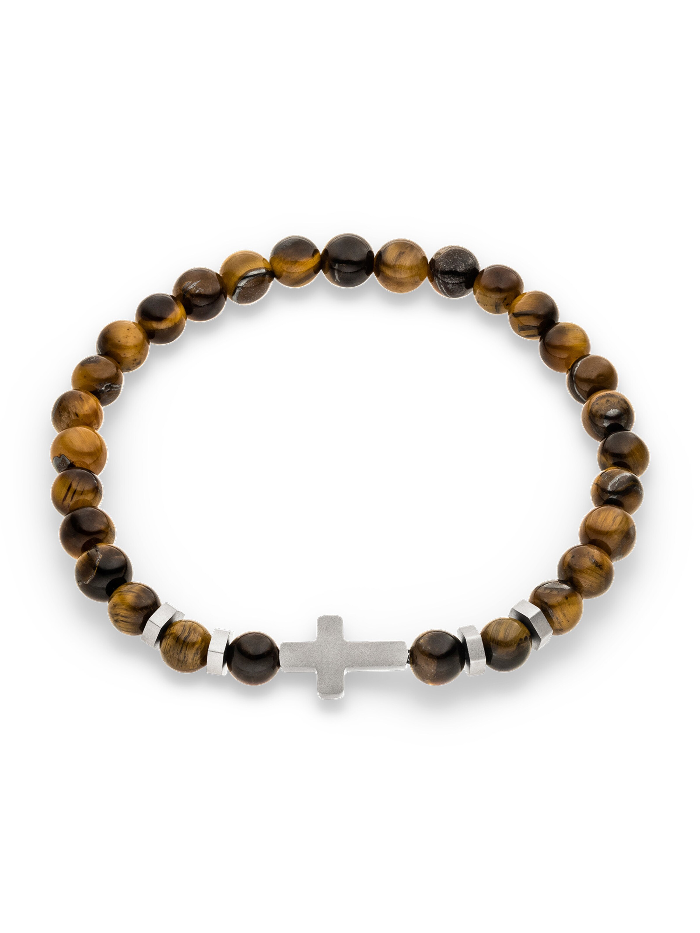 s.Oliver Armband in Braun: Vorderseite