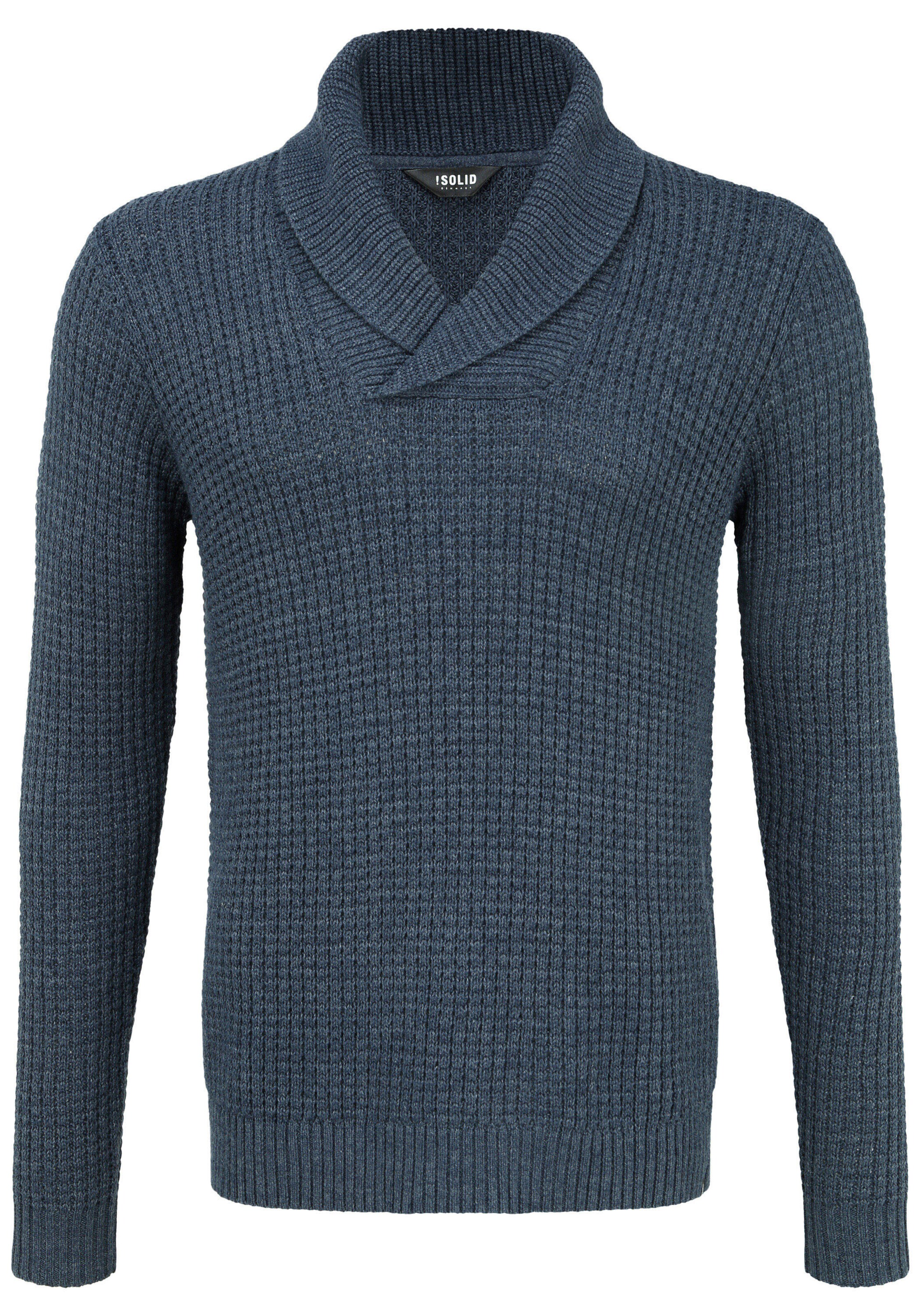 !Solid Pullover 'Mapari' in Blau: Vorderseite