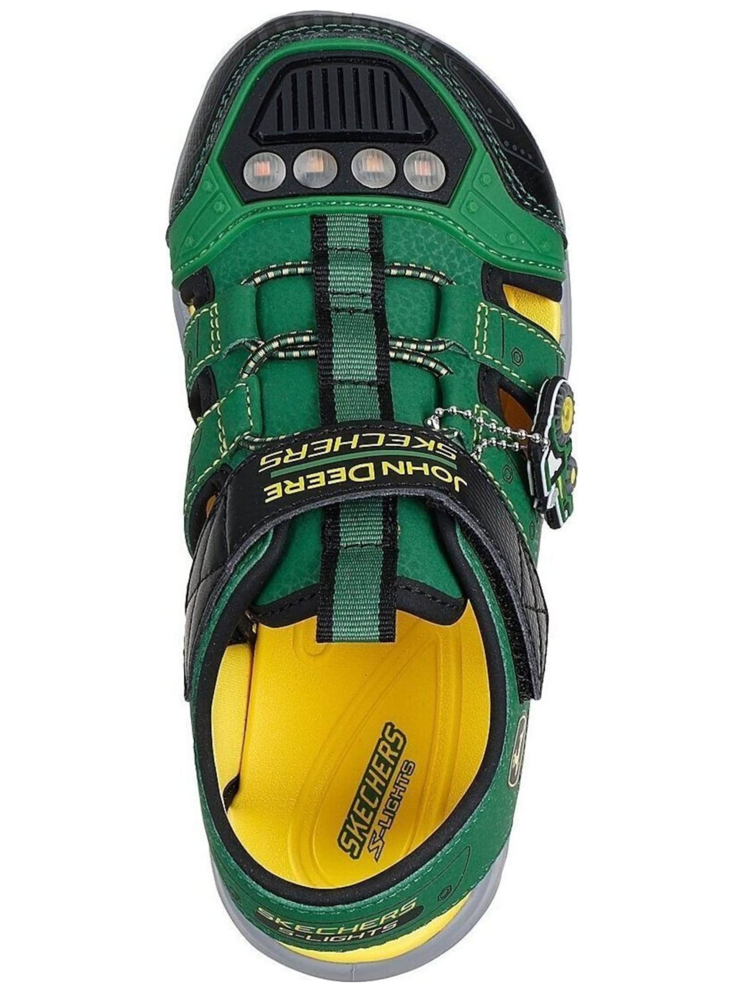 SKECHERS - Zapatos abiertos 'Lights-Hypno-Spla' en verde