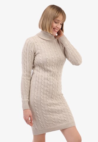 Robes en maille Felix Hardy en beige