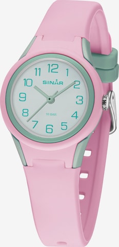 SINAR Watch in Pink: front