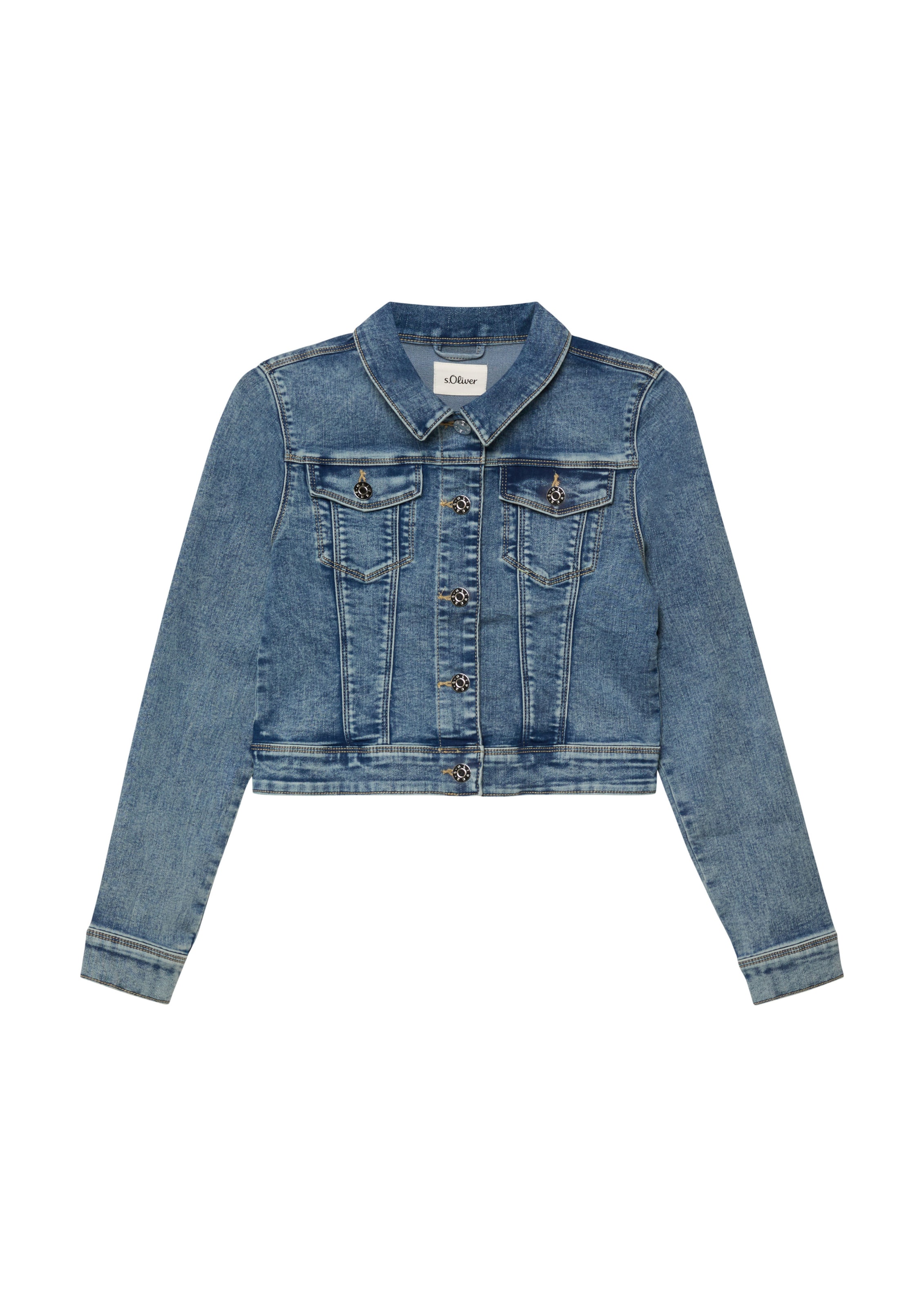 s.Oliver Tussenjas in Blauw: voorkant