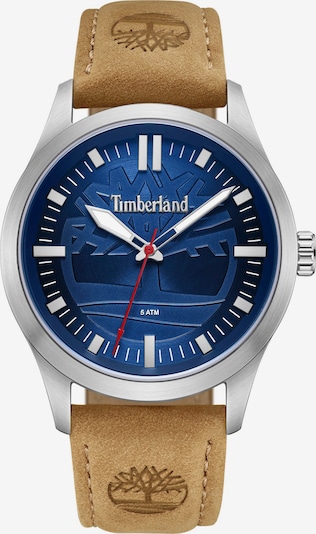TIMBERLAND Analoog horloge 'RAMBUSH' in de kleur Blauw / Bruin / Zilver, Productweergave